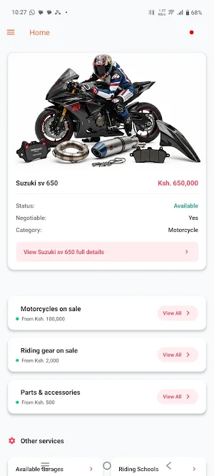 Sport Bikes Kenya Screenshot 2