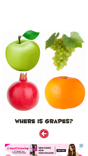 Learn Fruits and Vegetables Screenshot 2
