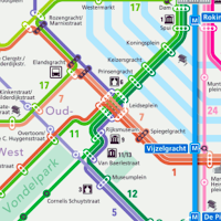 Amsterdam Metro Map 2025