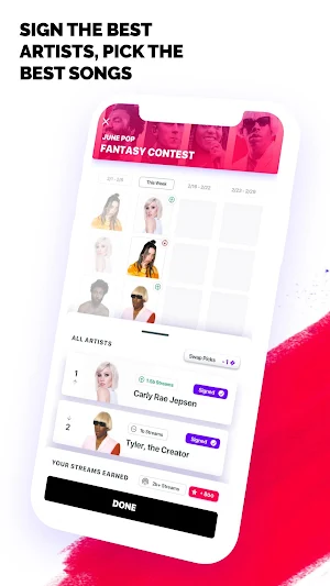 FanLabel - Daily Music Contests Screenshot 2
