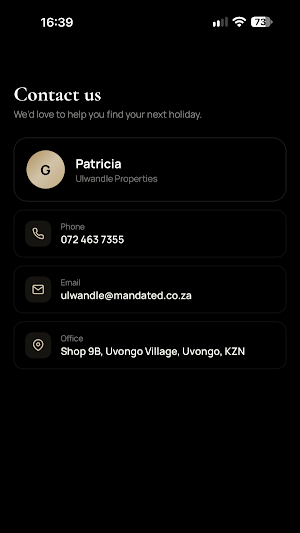 Ulwandle Property Management Screenshot 2