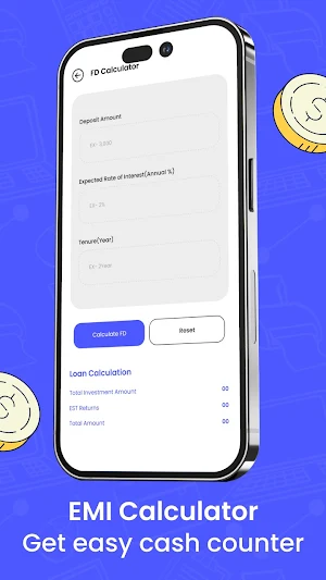 AdharLoan: EMI Calculator Screenshot 2
