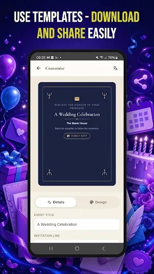 Invitation Maker: RSVP Cards Screenshot 3