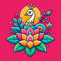 Rangoli Drawing | Dots & Color
