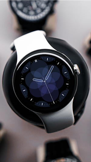 Indigo Bloom Watchface Screenshot 0