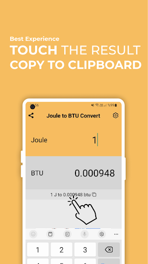 Joule to BTU Converter Screenshot 2