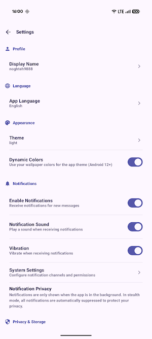 Noghteha - Mesh Messenger Screenshot 1
