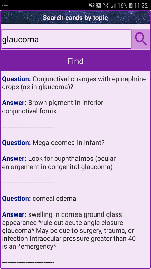 Ophthalmology Exam Review: study notes and quizzes Screenshot 3