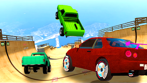 Slippery Slope Car Destruction Screenshot 0