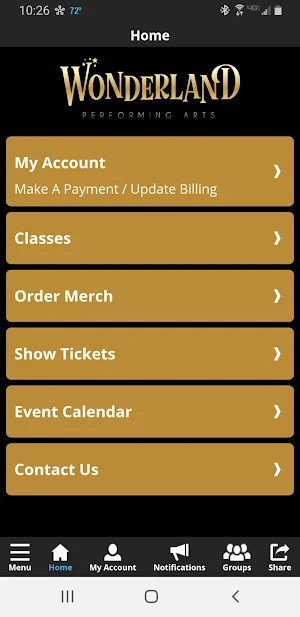 Wonderland Performing Arts Screenshot 1