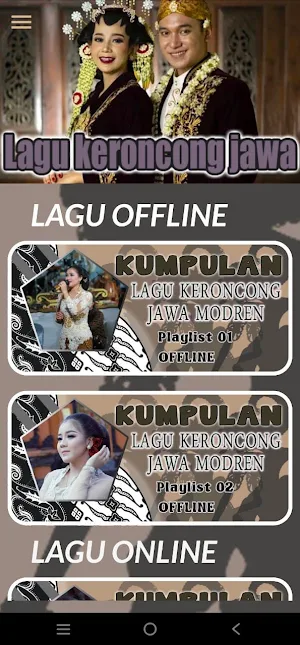 Lagu Keroncong Jawa Modern screenshot 4