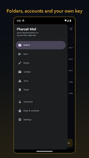 Pharoah Mail Screenshot 2