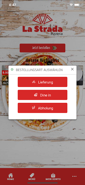 La Strada Pizzeria Stolberg Screenshot 1