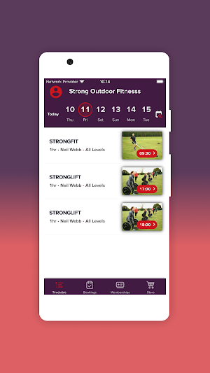 Strong Outdoor Fitness Screenshot 1