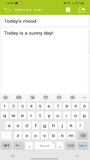 Notepad Screenshot 2