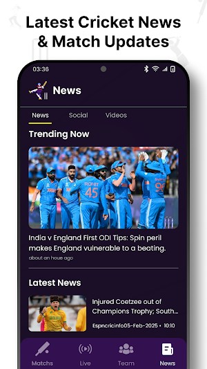 Cricket Live Score Screenshot 3