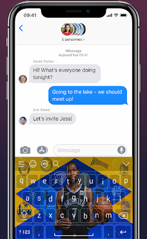 Kevin Durant Keyboard Nets Theme NBA 2021 For Fans Screenshot 2