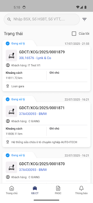 Tasco Inspector Screenshot 2