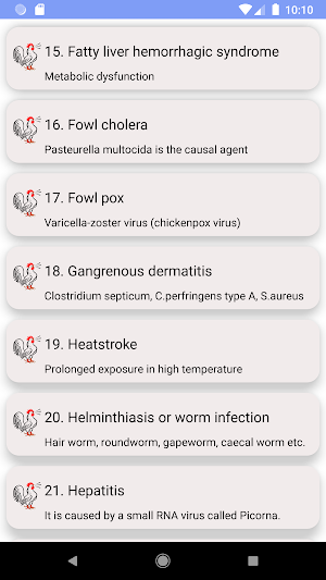 Poultry disease (duck, hen, turkey) Screenshot 2