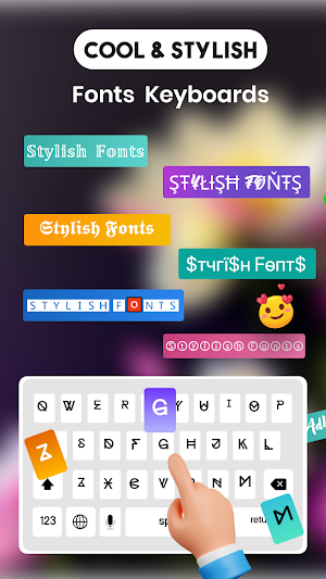 Stylish Text Keyboard Font App Screenshot 0