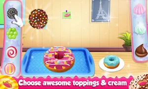 Donuts Factory Game For Girls: Donuts Cooking Game Screenshot 3