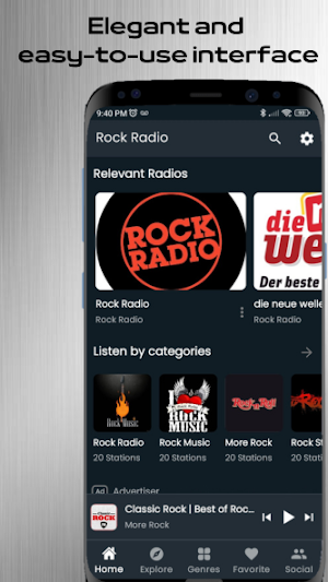 Rock Radio Screenshot 2
