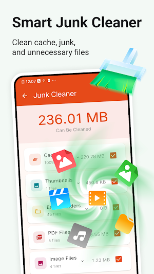 Junk Cleaner: One Click Screenshot 1