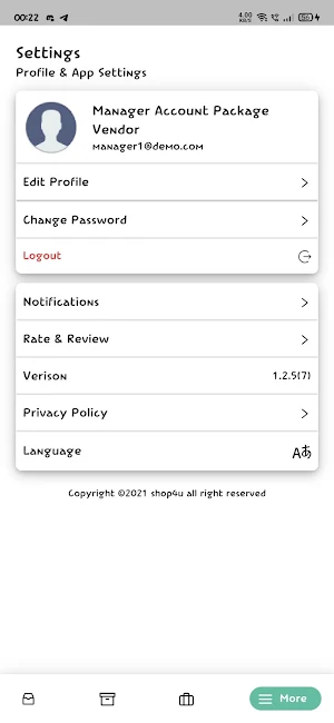 Shop4U - Vendor Screenshot 3