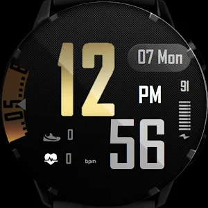 [SSP] Clear Digital Watch Face Screenshot 0