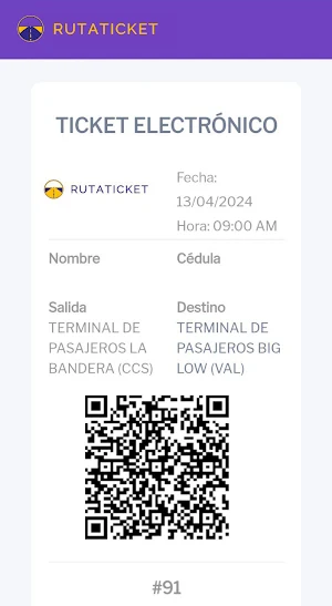 Rutaticket Screenshot 3