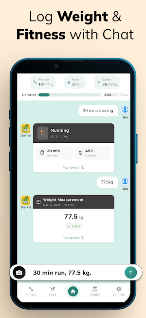 AI Food Tracker : DietPal Screenshot 3