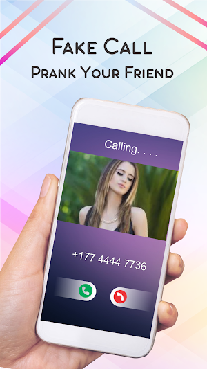 Fakecall: Fake incoming phone call Prank Screenshot 1