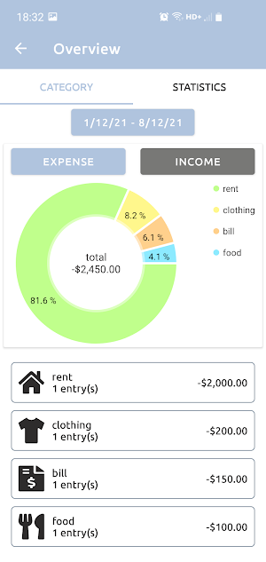 Budget App - Expense Tracker Screenshot 2