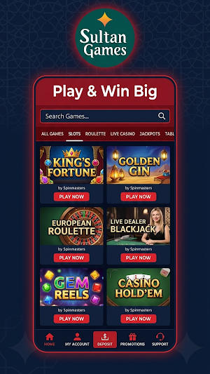 Sultan Casino Screenshot 0