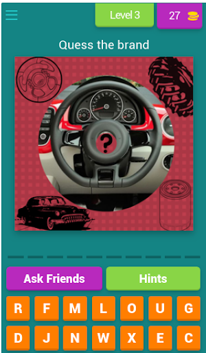 Угадай марку автомобиля по рулю\Викторина KingQuiz Screenshot 3