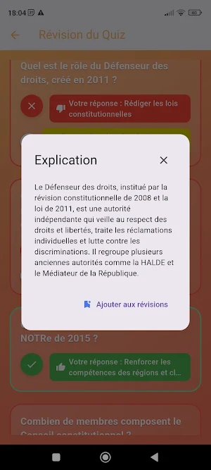 Quiz Concours Culture générale Screenshot 3