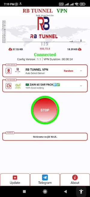 RB TUNNEL VPN Screenshot 3