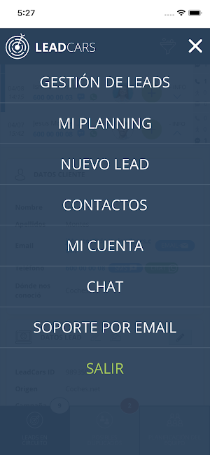 LeadCars para móviles Screenshot 1