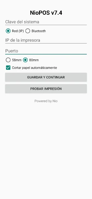 NioPOS Screenshot 0