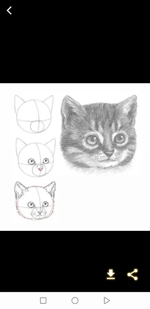 cat drawing easy Screenshot 0
