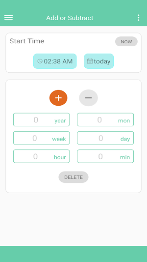 TimeCalculator Screenshot 1