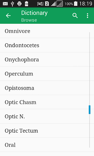 Zoology Dictionary Offline Screenshot 0