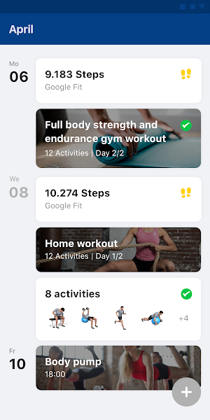 TSC Members' Fitness App Screenshot 1