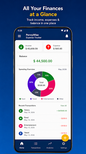 PennyWise: Expense Tracker Screenshot 1