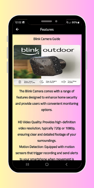 Blink Camera Guide Screenshot 0