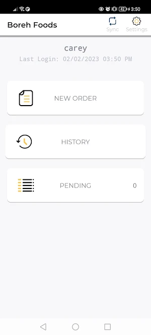 Boreh foods Screenshot 1