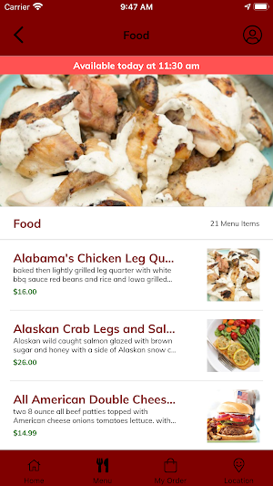 Out of Towners Cloud Kitchen Screenshot 2