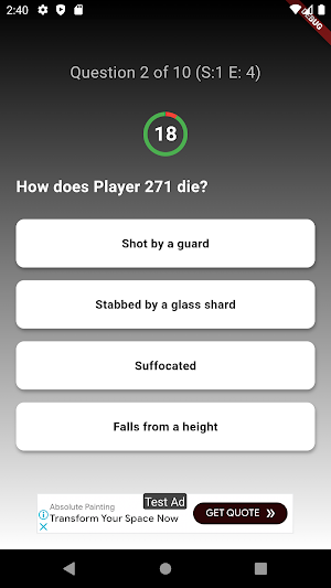 Squid Game Trivia Quiz Screenshot 2