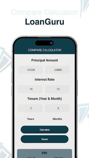 LoanGuru - EMI Loan Calculator Screenshot 2