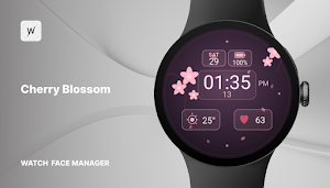 Cherry Blossom Watch Face Screenshot 0
